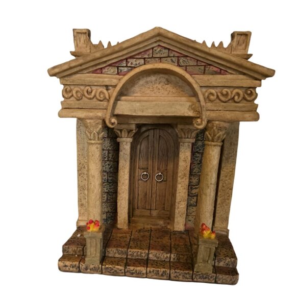 🎀SALE 🎀Vintage Trim A Home O'Holy Night "Temple" Nativity Scene - Picture 1 of 9